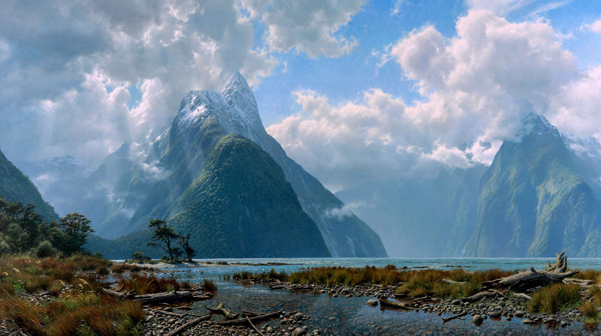 Mitre Peak, Milford Sound Canvas Print